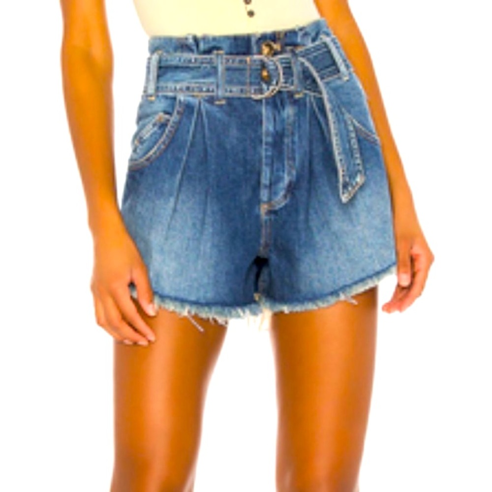 We the free belt denim short size L